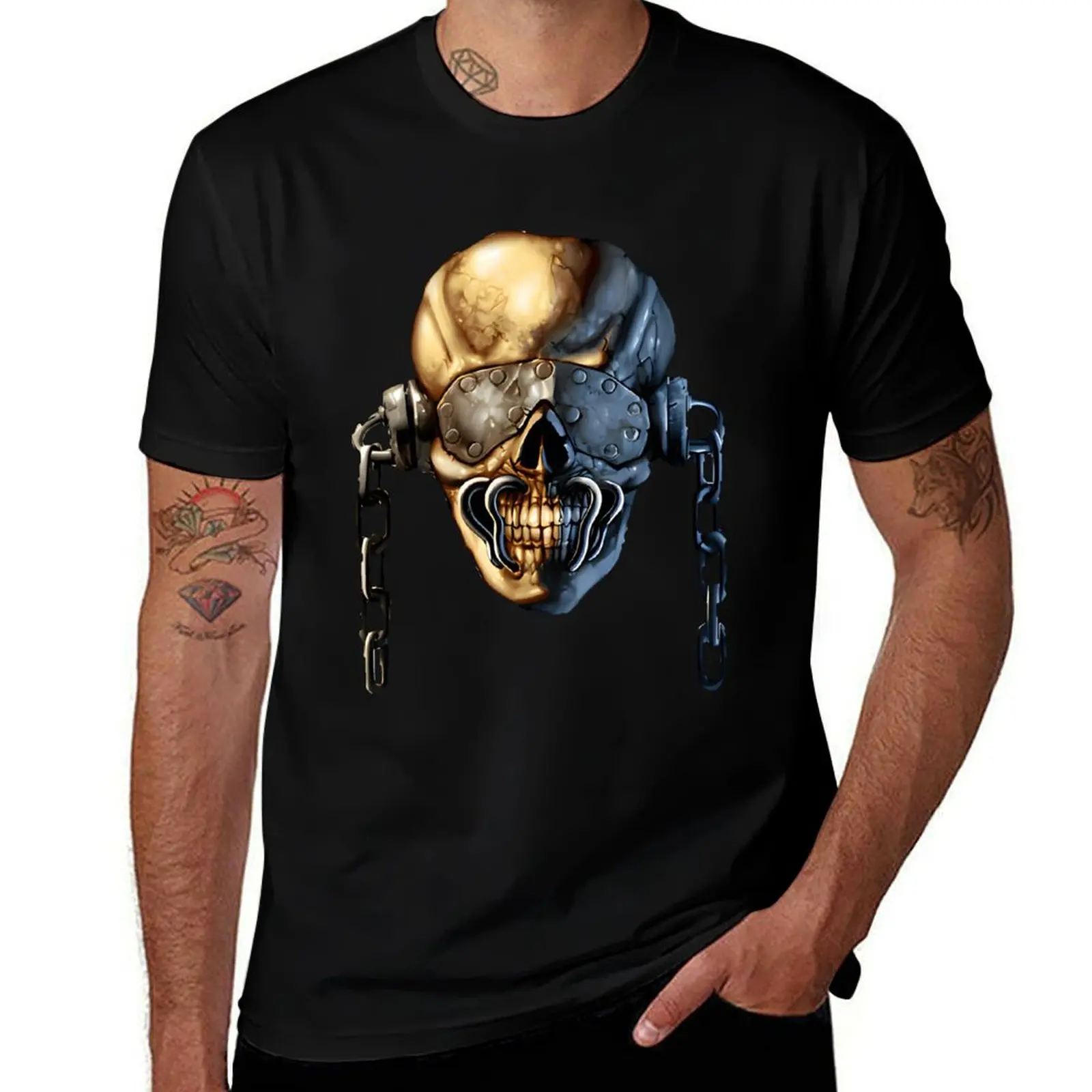 

Megadeath Vic Rattlehead sticker T-Shirt Soft Cotton Print T-Shirt