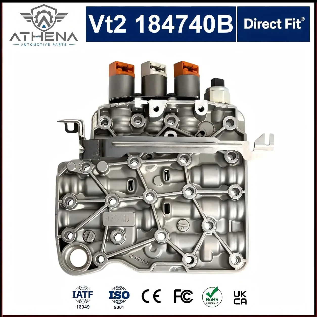 184740B VT2 CVT Transmission Valve Body Assembly With Solenoids For Mini Cooper R55 R56 VT2 Gearbox 2008-2016