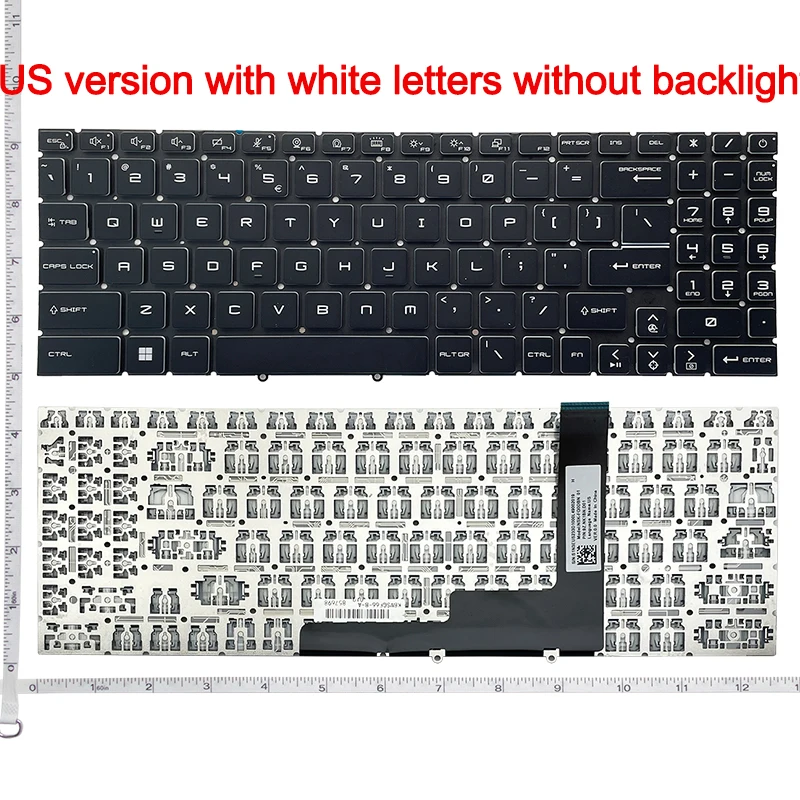 الولايات المتحدة/RU جديد لوحة مفاتيح الكمبيوتر المحمول ل MSI الحديثة 15 MS-15H2 15H4 15HK 1591 1592 1593 السيف 15 17 A11 SE A12UC/A12UD/UE/UG السيف 15 A11UE #5