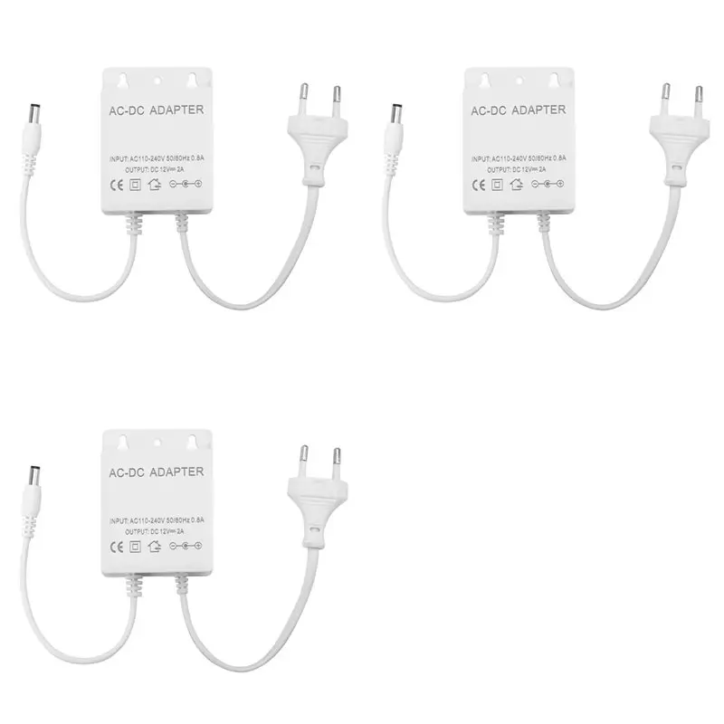 【imperdIvel】-fonte-de-alimentacao-3x-ac-110-240v-com-saida-dc-12v-plugue-eu-a-prova-d'agua-para-camera-de-seguranca-cctv-ahd-analogica-ip-plugue-eu