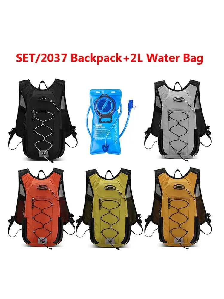 AliExpress Cycling Drinker Bag Backpack Set 2L EVA Water Bladder Pouch Rucksack Waterproof Hiking Water Bags Climbing Knapsack For Unisex