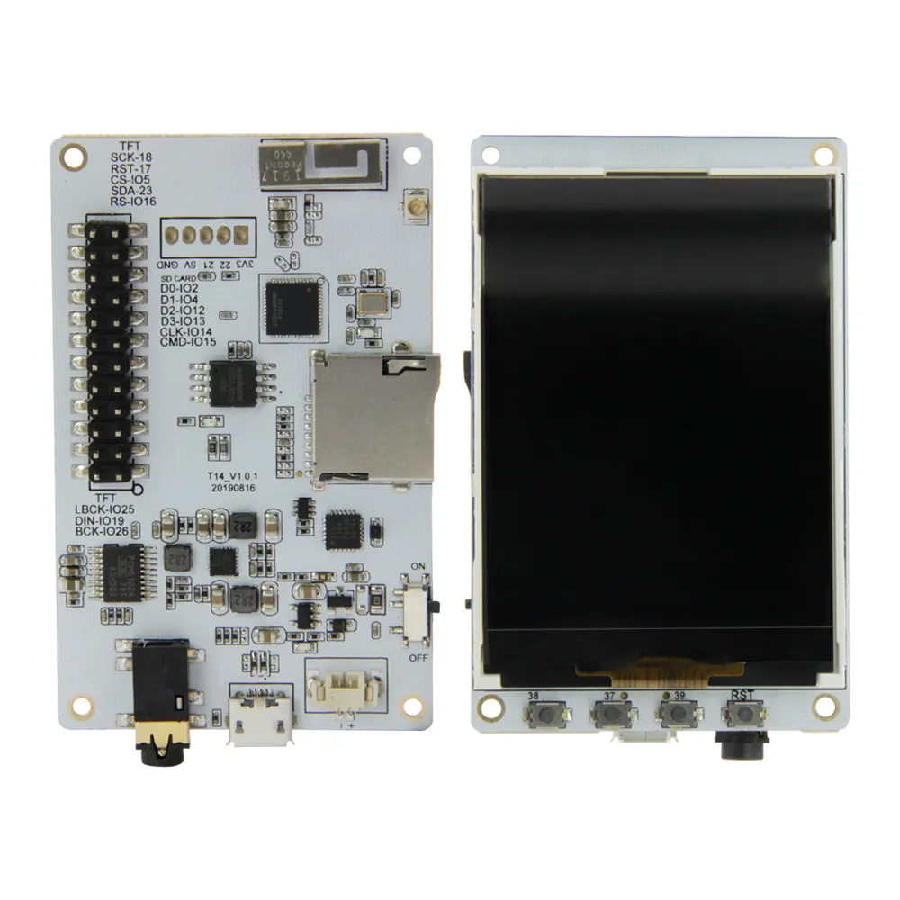 TTGO Tm music album 2.4 inch PCM5102A SD card MCU32 WiFi  Bluetooth module