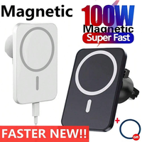 Magnetic Wireless Car Charger Air Outlet Phone Holder for iPhone 16 15 14 13 12 Pro Max Fast Wireless Car Charging Station