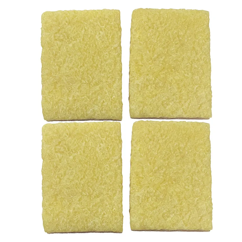

12 Pcs Raw Film Sandpaper Cleaning Clothes Wipe Car Chamois for Drying Cars Natural Rubber