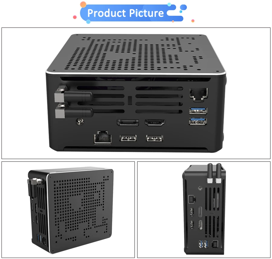 EGLOBAL i9-10980HK Workstation Mini PC(5.3GHz), 64GB ECC RAM 4TB SSD, Dual 4K@60Hz, for Design/Server