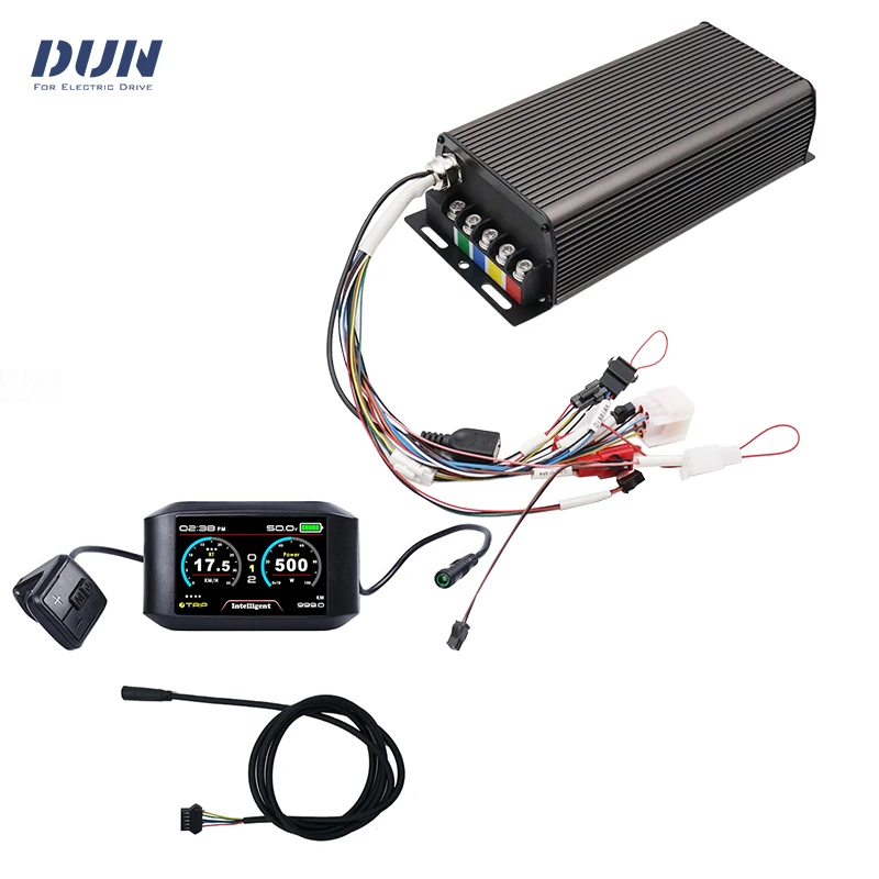 SVMC7280 APT Protocol V2 80A 48-72V Hall BLDC Motor Controller with 750C Display for 1500-2500W Motor