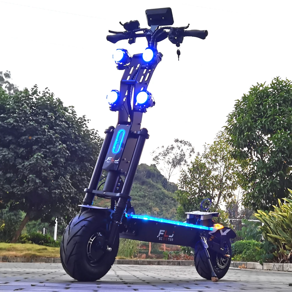 72V 8000W 13inch fat wheel dual motor Electric Scooter