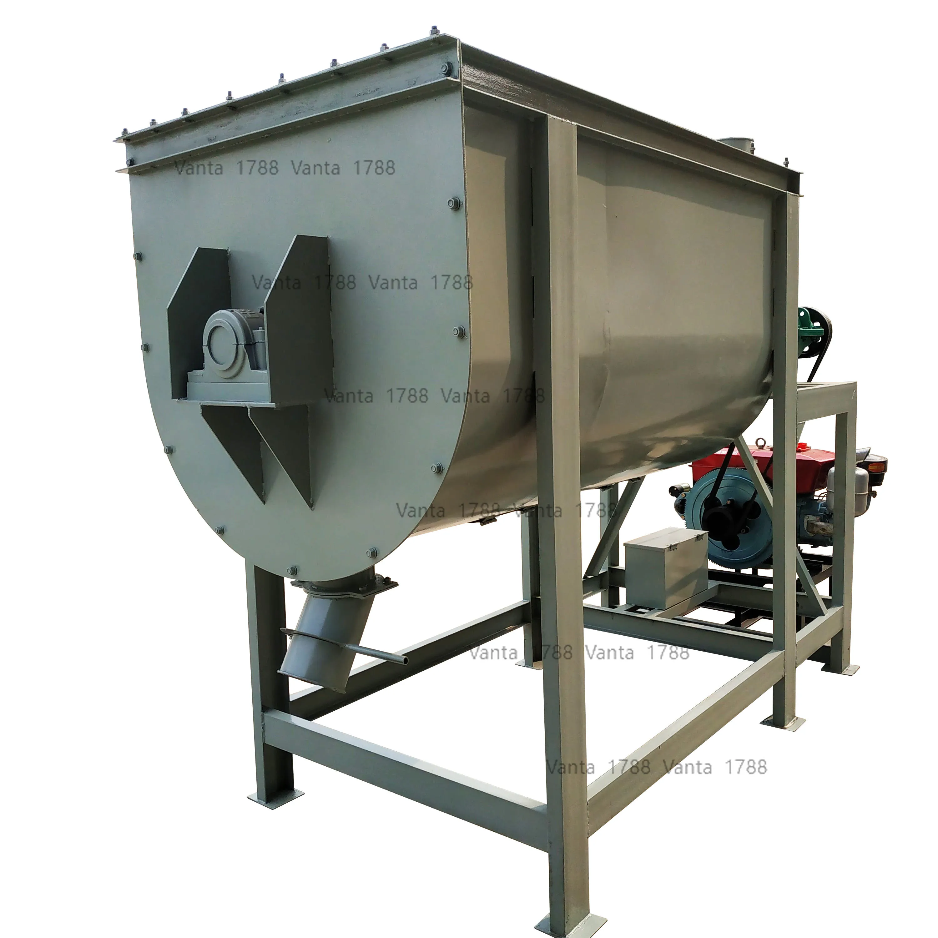 

Машины для смешивания подачи 1000 кг/ч, горизонтальная смесительная машина