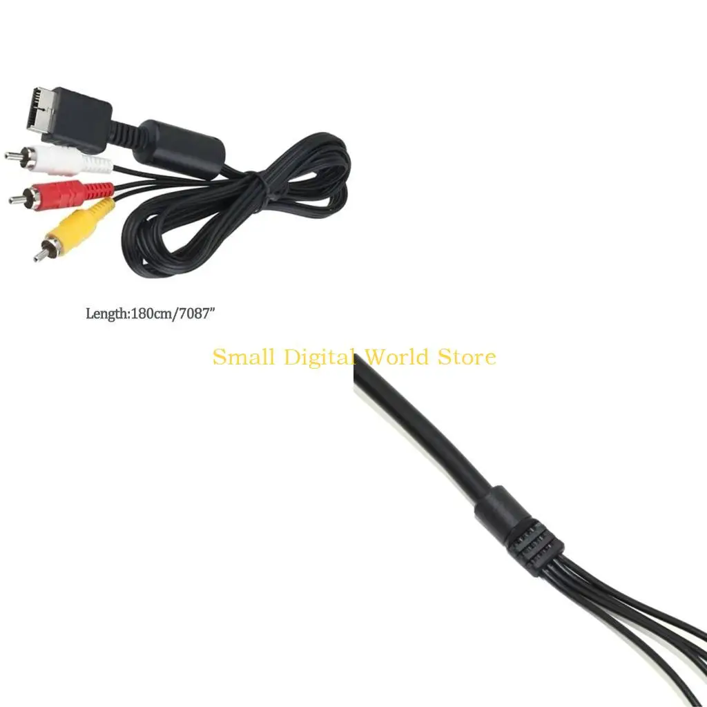 77UB 1.8M Video Cable For for Gamepad Anti-interference AV Cable Accessory