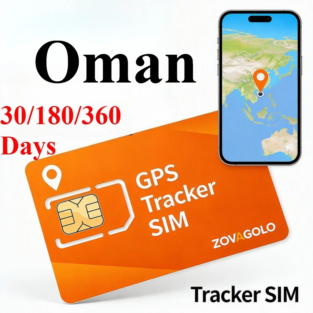 No Binding Oman IoT Data SIM Card, 30D30MB 180D180MB 360D360MB, Data Only, Real Time Position for Desert Family