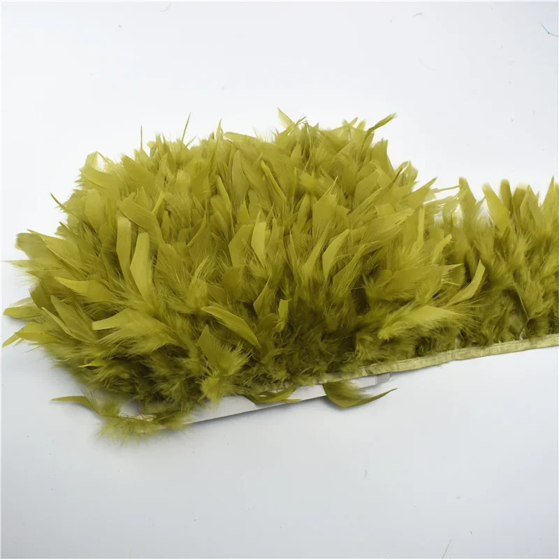 2 Meter/Los Truthahnfeder-Borte, Fransenband 5-6" Marabou-Truthahnfeder-Borte für Röcke, Kleider, Hochzeitsdekoration und Accessoires – Detail 5