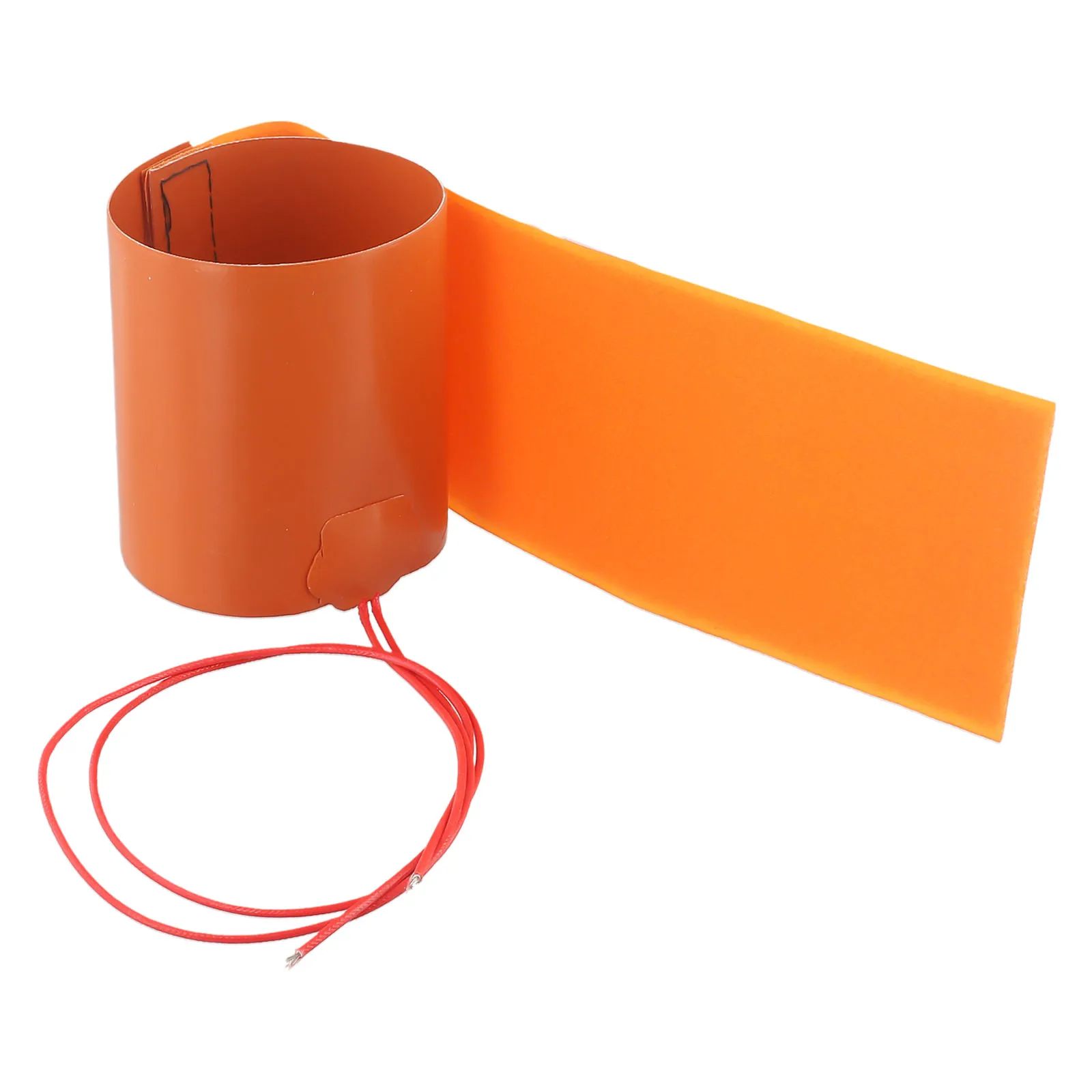 Siliconen Fles Heater Flexibele Verwarming Pad Mat 12V 240W Element Oranje 10x30cm Hoge Kwaliteit accessoires Nieuwste