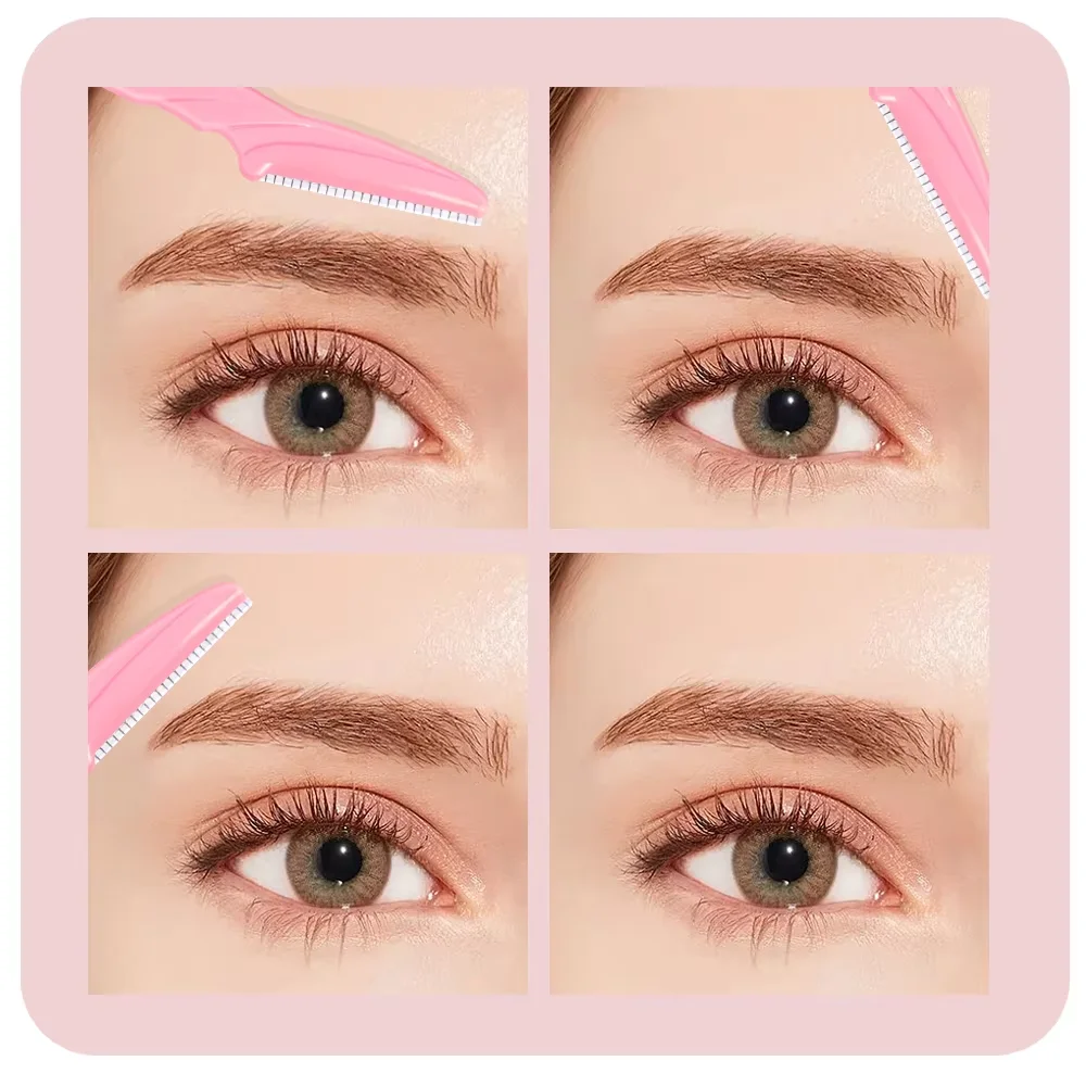 أداة قص الحواجب السكاكين المحمولة الوجه الحلاقة مزيل الشعر العين الحاجب إزالة الشعر إزالة الشعر القاطع شفرات حلاقة أدوات ماكياج