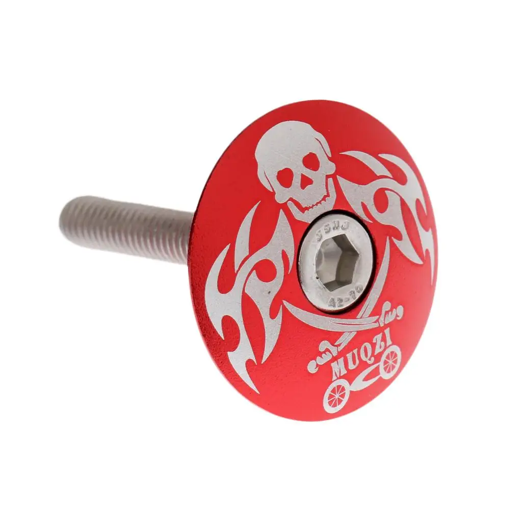 Bike Headset Cover Lightweight Aluminum Top Cap Stem Part Mountain Bicycle Accessories for BMX Folding Road Bike Custom