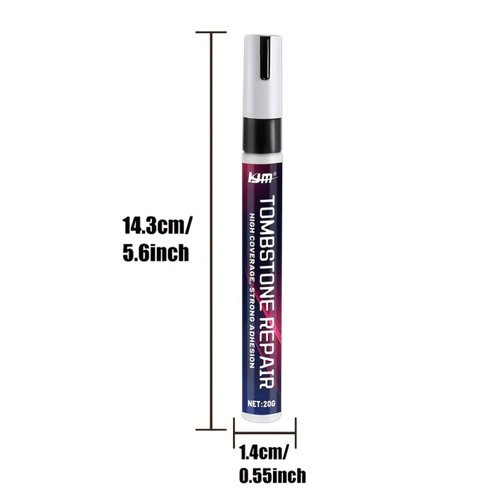 Black Tombstone Restoration Pen | Prevents Fading and Water Resistance, Quickly Replenishes Color, Ideal for Tomb Maintenance Wo
