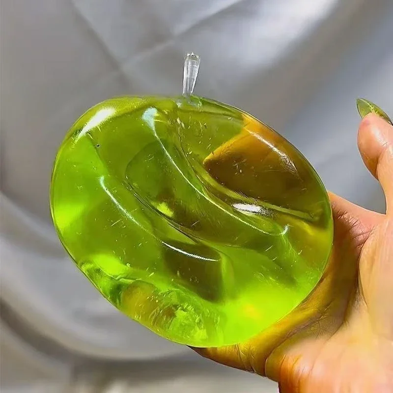 Balle faite à la main en huile de noix de coco, pétrir et profitez, rebond lent, balle pétrissable, jouet anti-Stress fait à la main, cadeau pour enfants