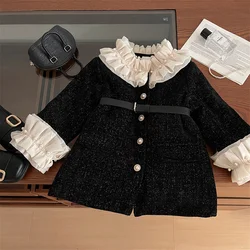 Kids Girls Jacket Coat Outwear 2024 Sweet Thicken Winter Coat for Girls Outdoor Overcoat Cotton-Padded Children's Clothes