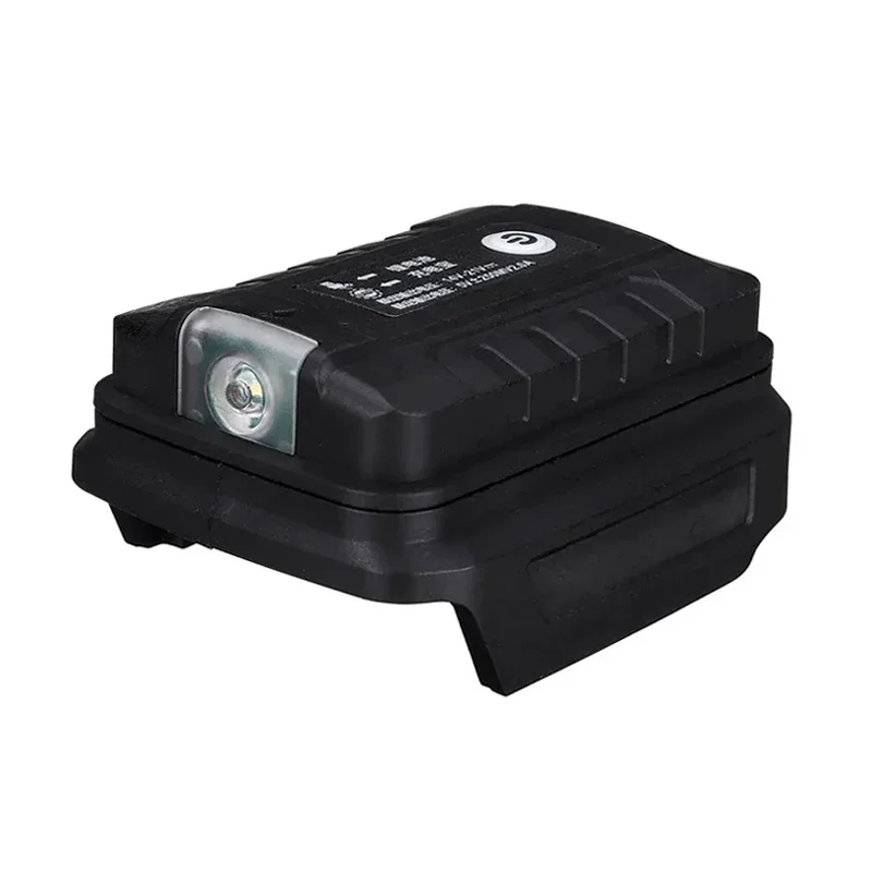 Imagem -06 - Adaptador Usb Duplo Lâmpada Led para Makita Luz de Trabalho Adaptador Duplo 14.4v Bateria de Lítio 18v Bl1830 Bl1430 Bl1850