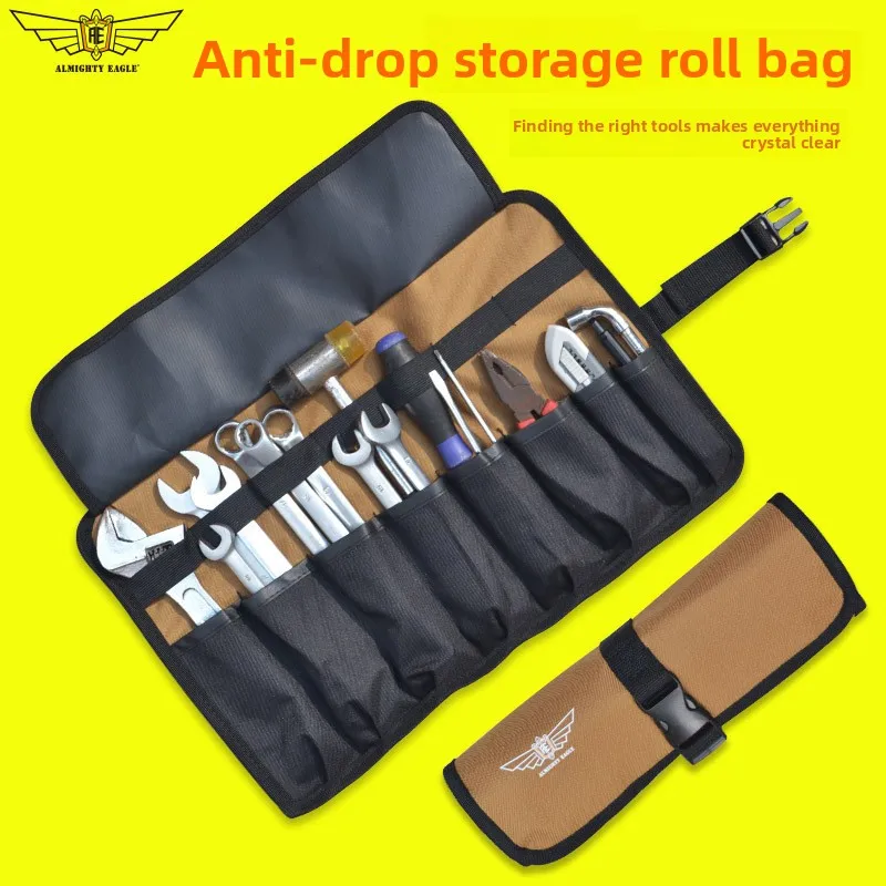 

Многоцелевая регулируемая рулонная сумка из ткани Оксфорд Omni Eagle, уличная автомобильная сумка для хранения с защитой от падения, сумка для инструментов, набор инструментов