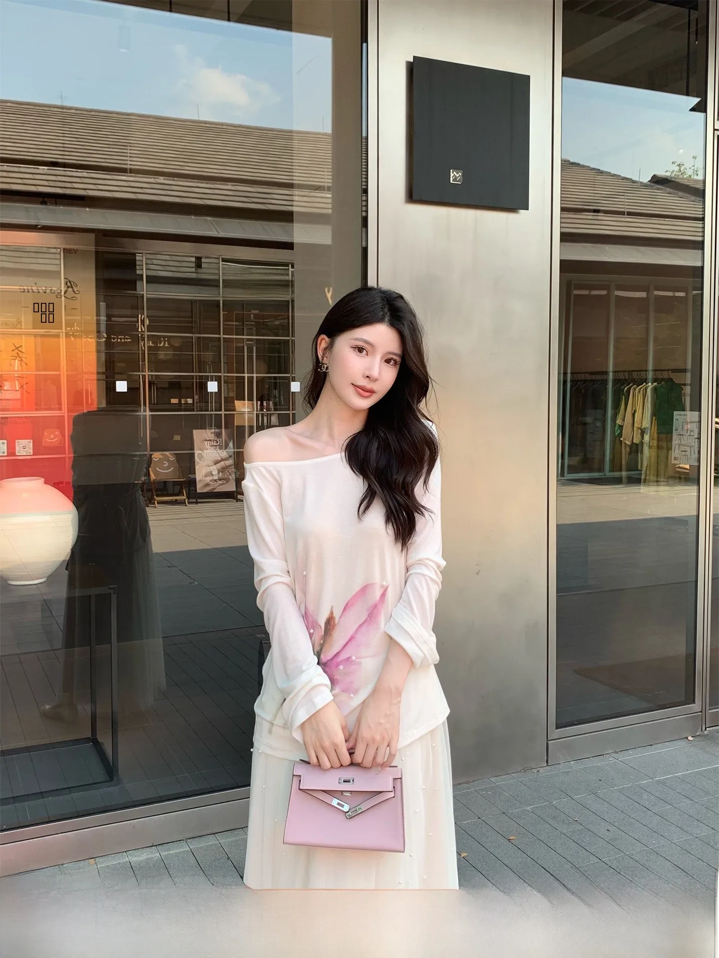 

Kun Total Women's Woolen T-irt oulder Bared Base irt Commute Personali Top New Sle Casual round Ne Long Sve