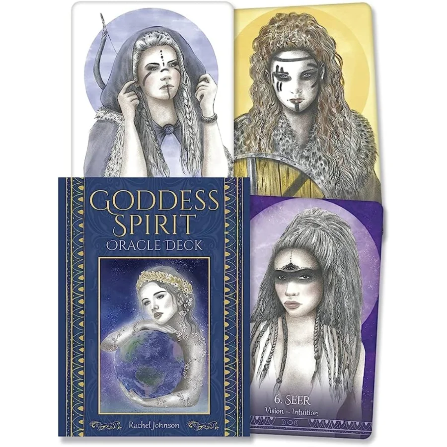 10.4*7.3cm The Goddess Spirit Oracle Deck 44PCS Cards