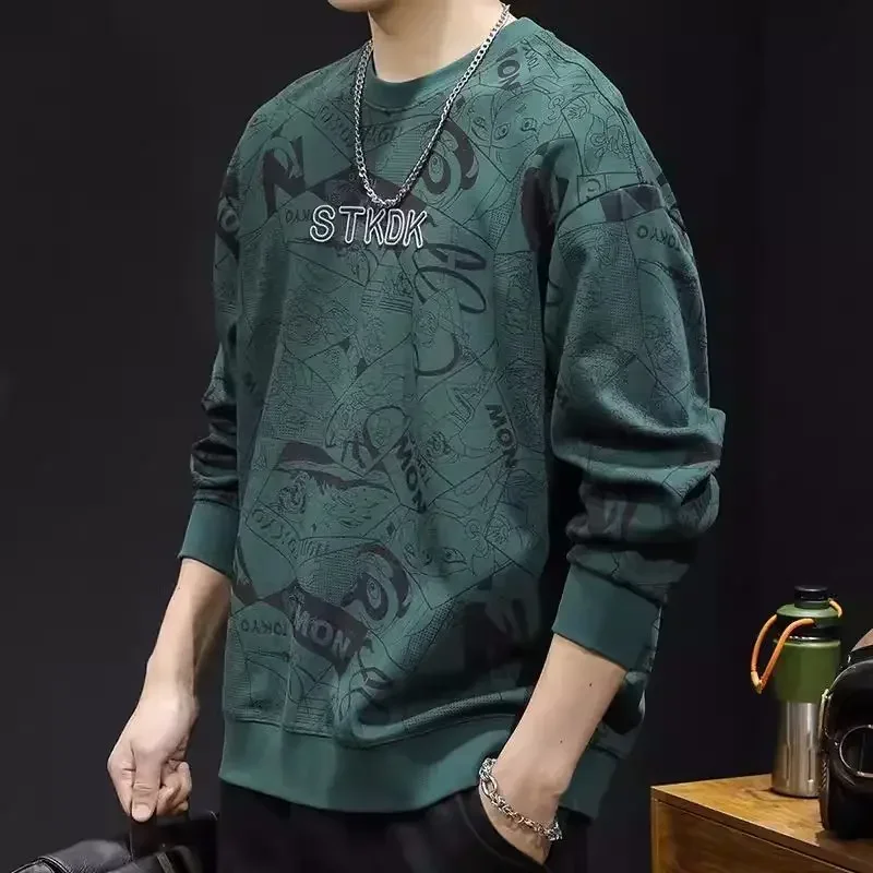 Male Pullover New Sweatshirt Baggy Long Sleeve Sale Emo Luxury Original Quotes Clothing 2025 Funny High Quality Men's T-shirts - view 4