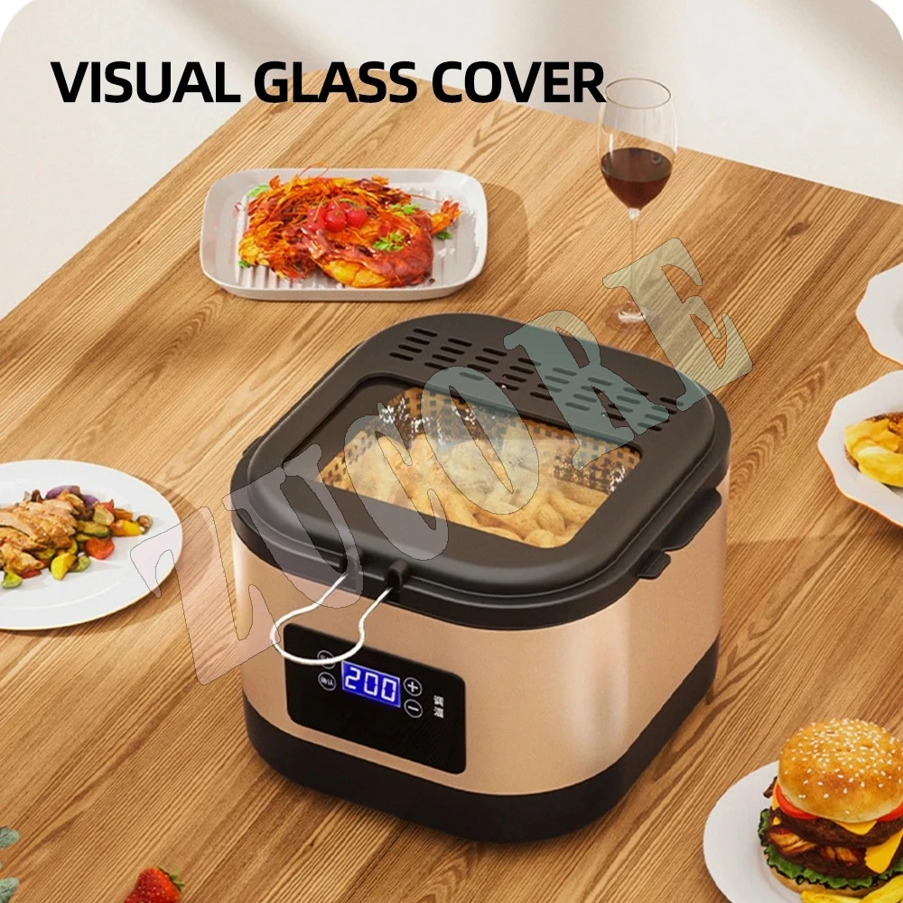 Household Electric Deep Fryer Intelligent Freidoras Con Aceite Temperature Adjustable Frying Machine