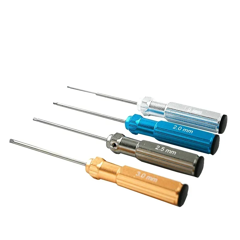 RC Tools 4 pcs hex screw driver set titanium plating hardened 1.5 2.0 2.5 3.0mm screwdriver For helicopter toys