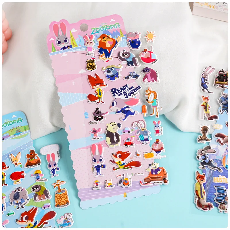 DIY3D Crazy Animal City Cartoon Adesivi 3D, adesivi ricompensa puzzle fatti a mano per bambini, custodie per telefoni, adesivi decorativi per tablet