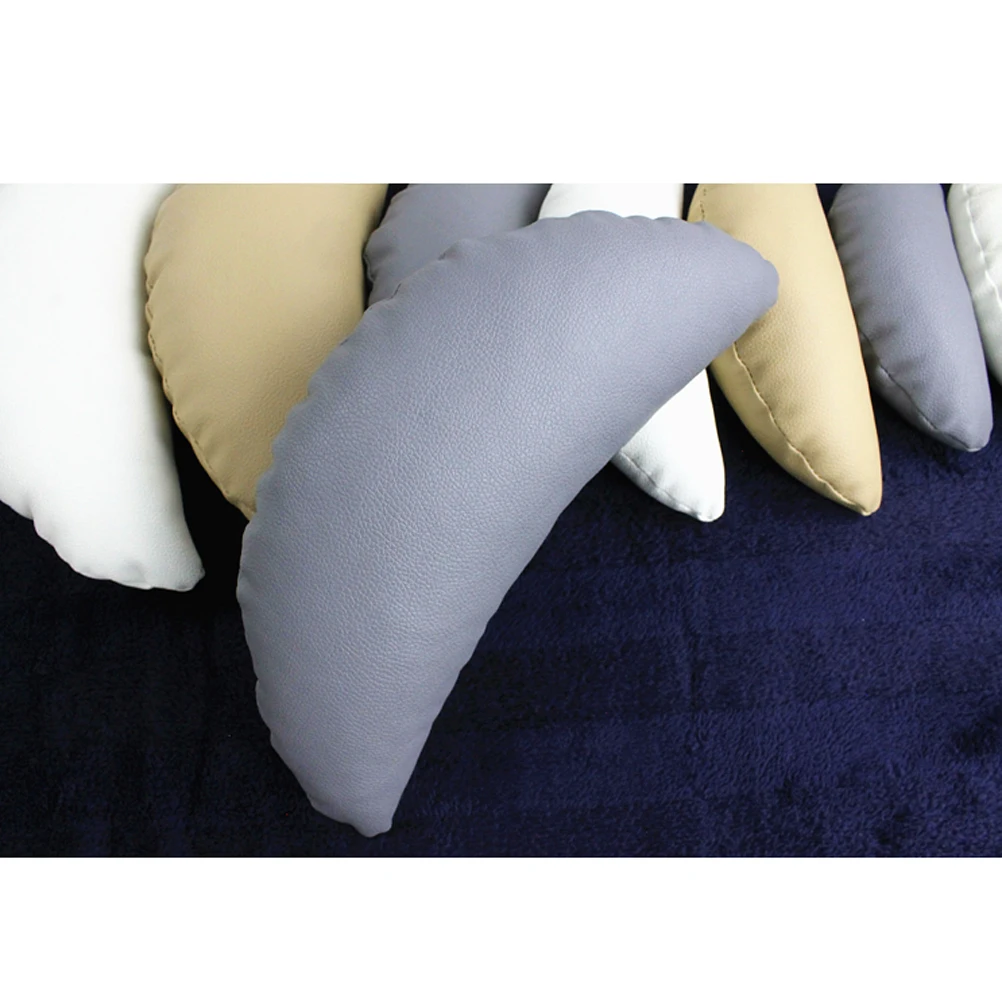 

3 шт., реквизит для подушки в форме полумесяца, подушка для позирования новорожденного, легкая милая плотная постельная белье, всесезонный реквизит для детской фотосессии, белый цвет