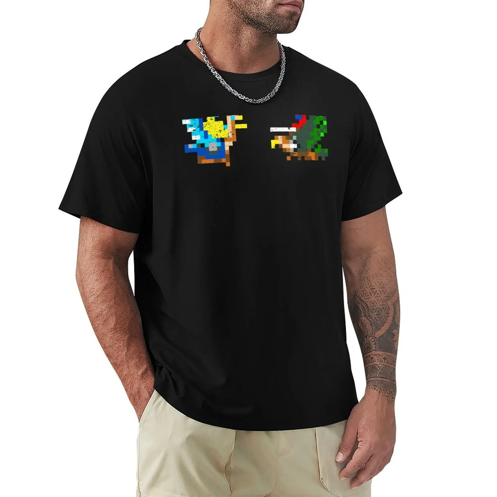 Joust Face-Off (distressed) T-Shirt Summer Sports Quick Dry T-Shirt