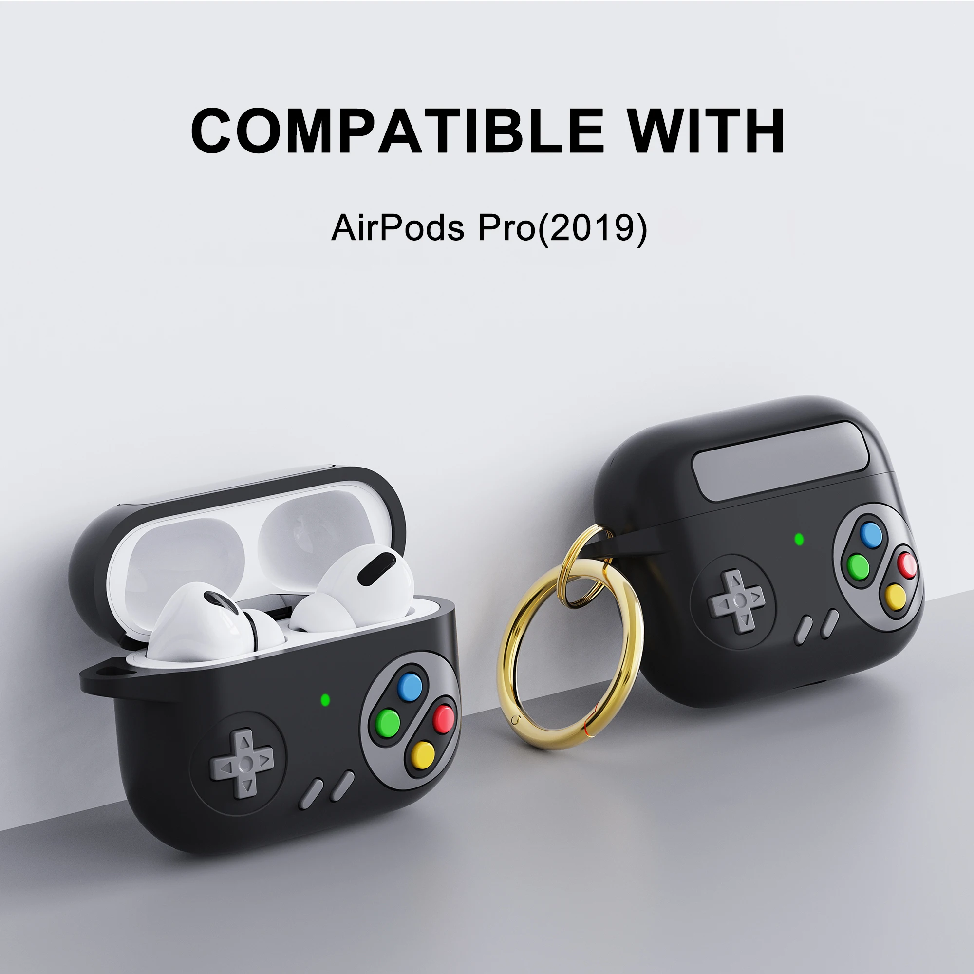 Silicone Game Console Headphone Cover Airpodspro2 Suitable For Apple's New 3rd Generation Bluetooth Pro All-inclusive Headphones