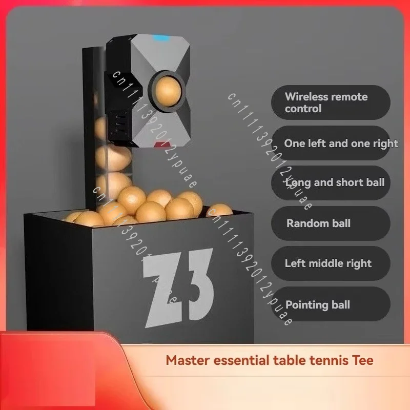 Automatic Table Tennis Serve Machine, Professional Household Single Player Training Equipment, Adjustable Ball Launcher