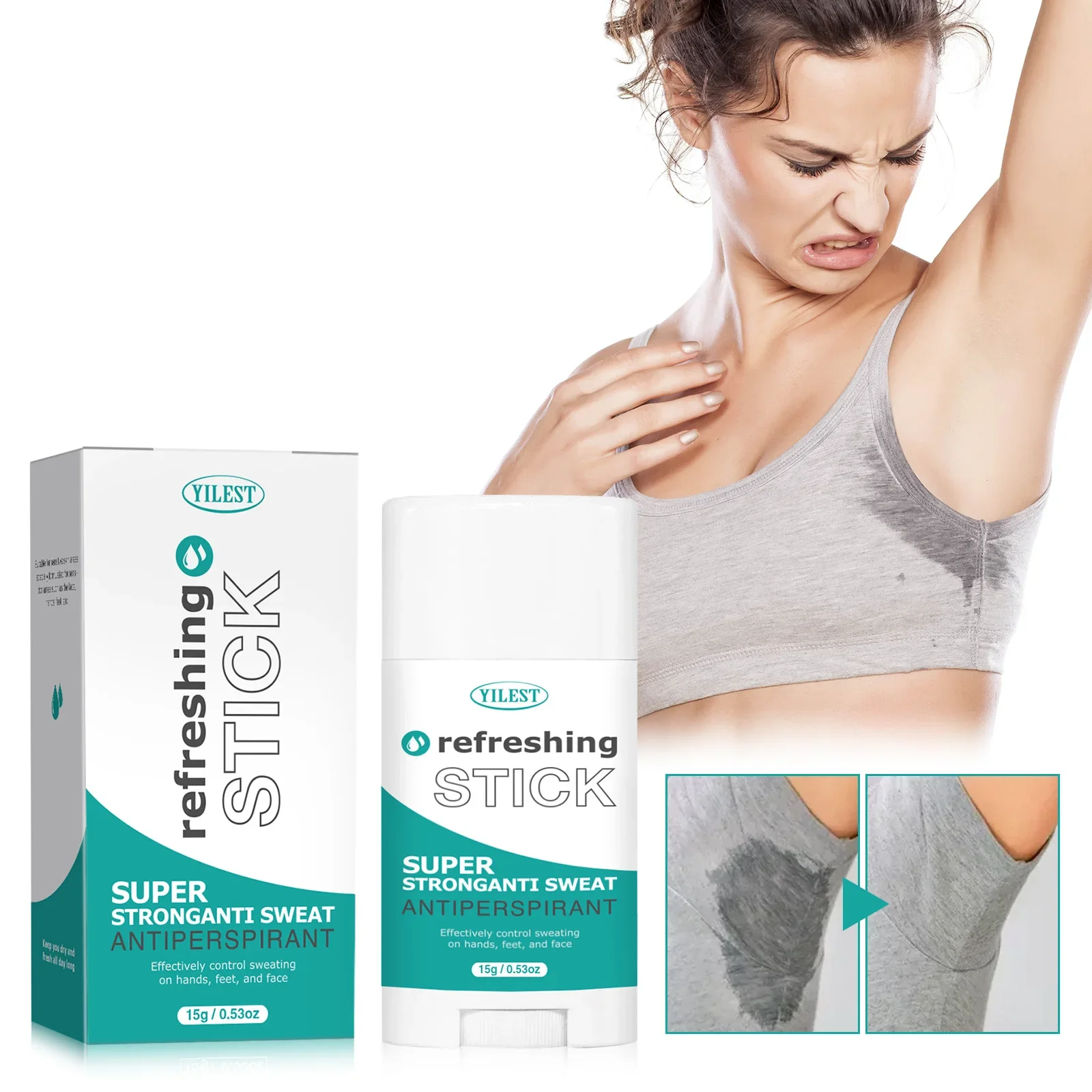 مزيل عرق الجسم بالكامل عصا إزالة الروائح الكريهة التجفيف السريع الاحتفاظ رائحة المعصم المنعشة كريمات مضادة للعرق تحت الإبط تحديث