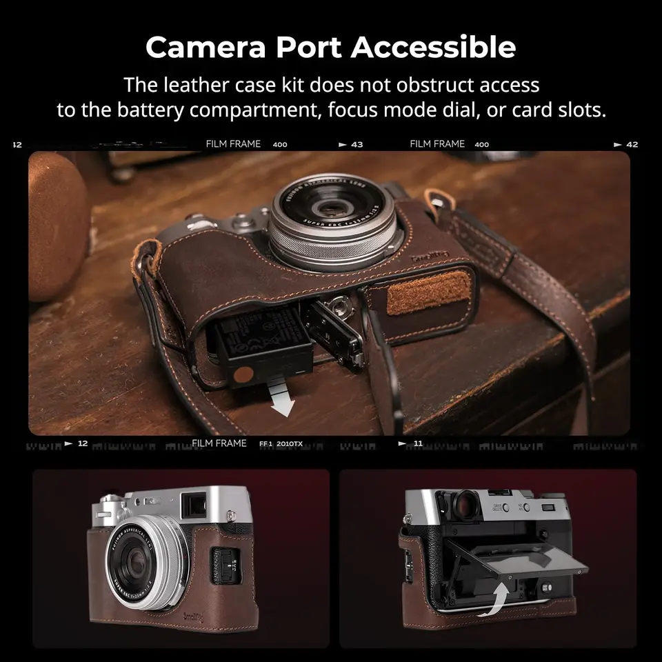 SmallRig X100VI Leather Case Kit for FUJIFILM X100VI, Including