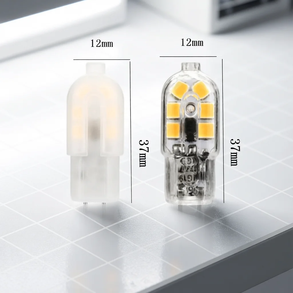 LED MINI G4 AC/DC 12V Low power 1.2W 1.4W 2W 3W high light efficiency strobe free for crystal chandelier kitchen study toilet