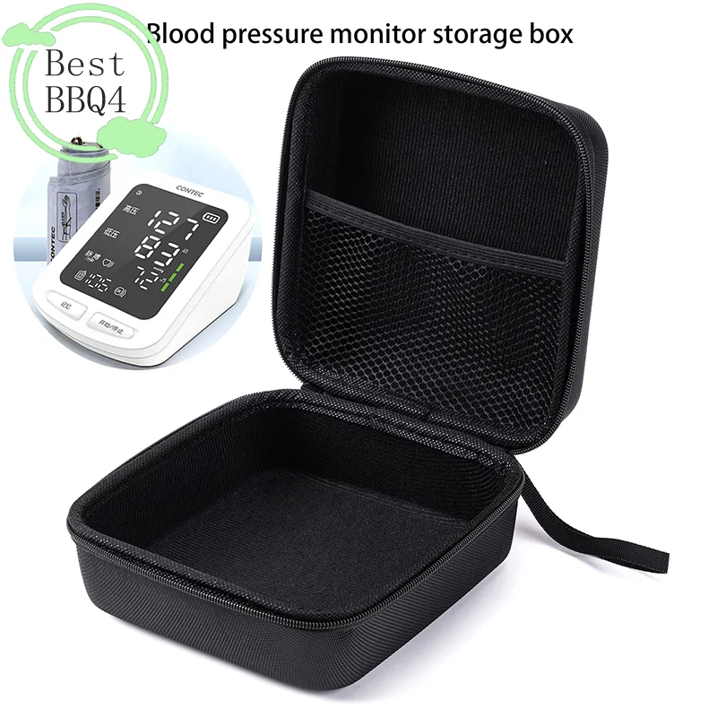 (BBQ4)Electronic Blood Pressure Meter Storage Box Protective Bag Short Wall Type Hard Shell Bag Hard Shell Shock-resistant