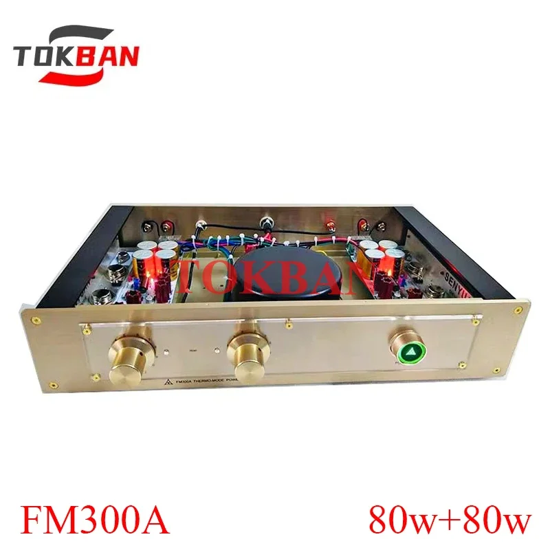 Tokban Reference FM300A Power Amplifier 80w*2 2-channel Amp High Power Beautiful Voice HIFI Amplifier Audio