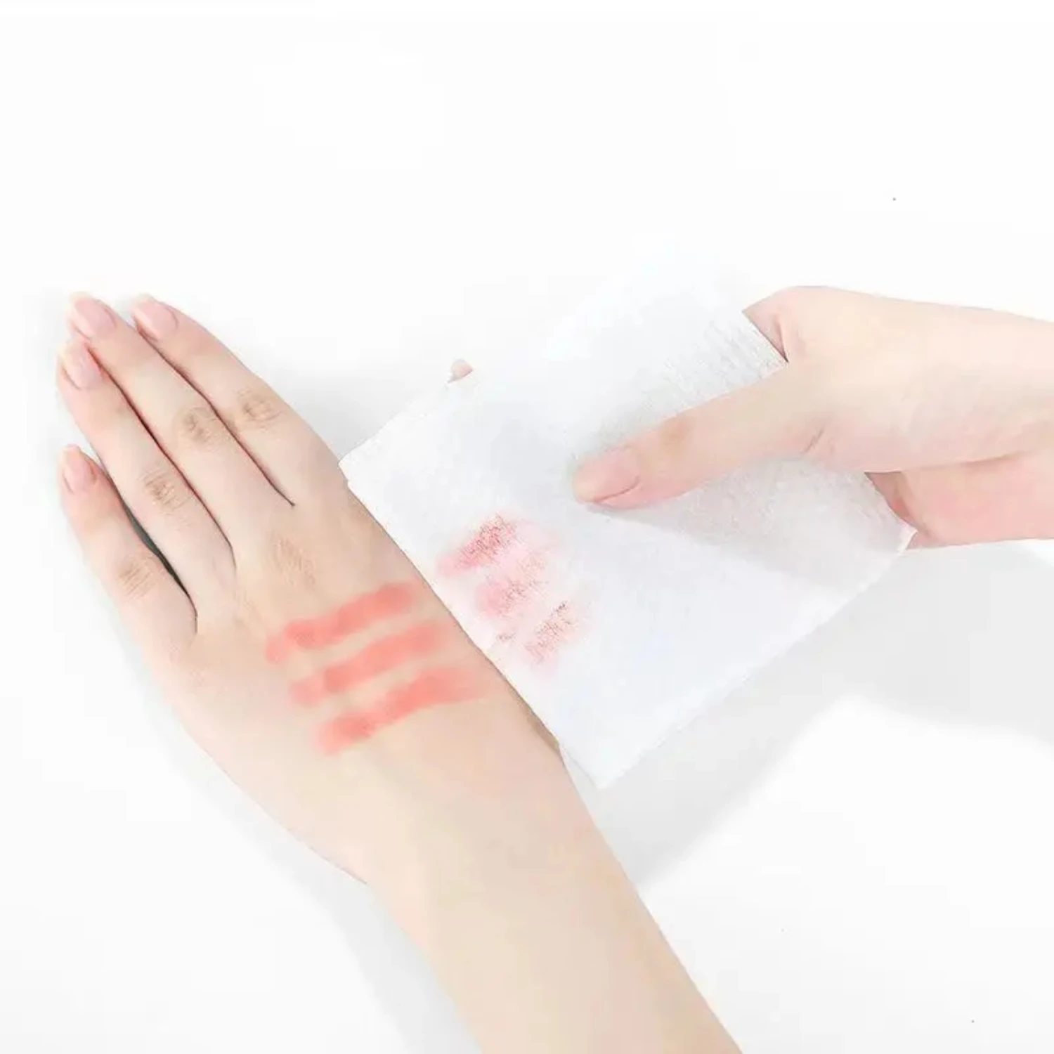 منشفة وجه قطنية سميكة وناعمة، مناديل تنظيف للاستعمال مرة واحدة - قطعة واحدة
