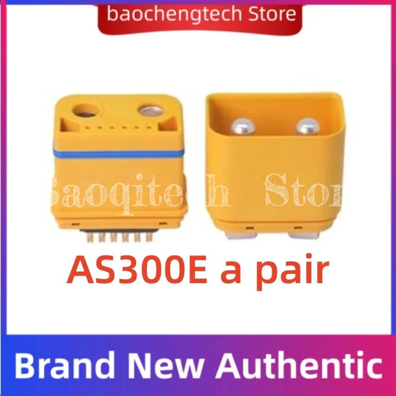 AS300E Copper Plated Silver Ultrasonic Welding DC 80V 150A Waterproof 2+6 High Current Connector Plugs for AMASS RC DIY Model
