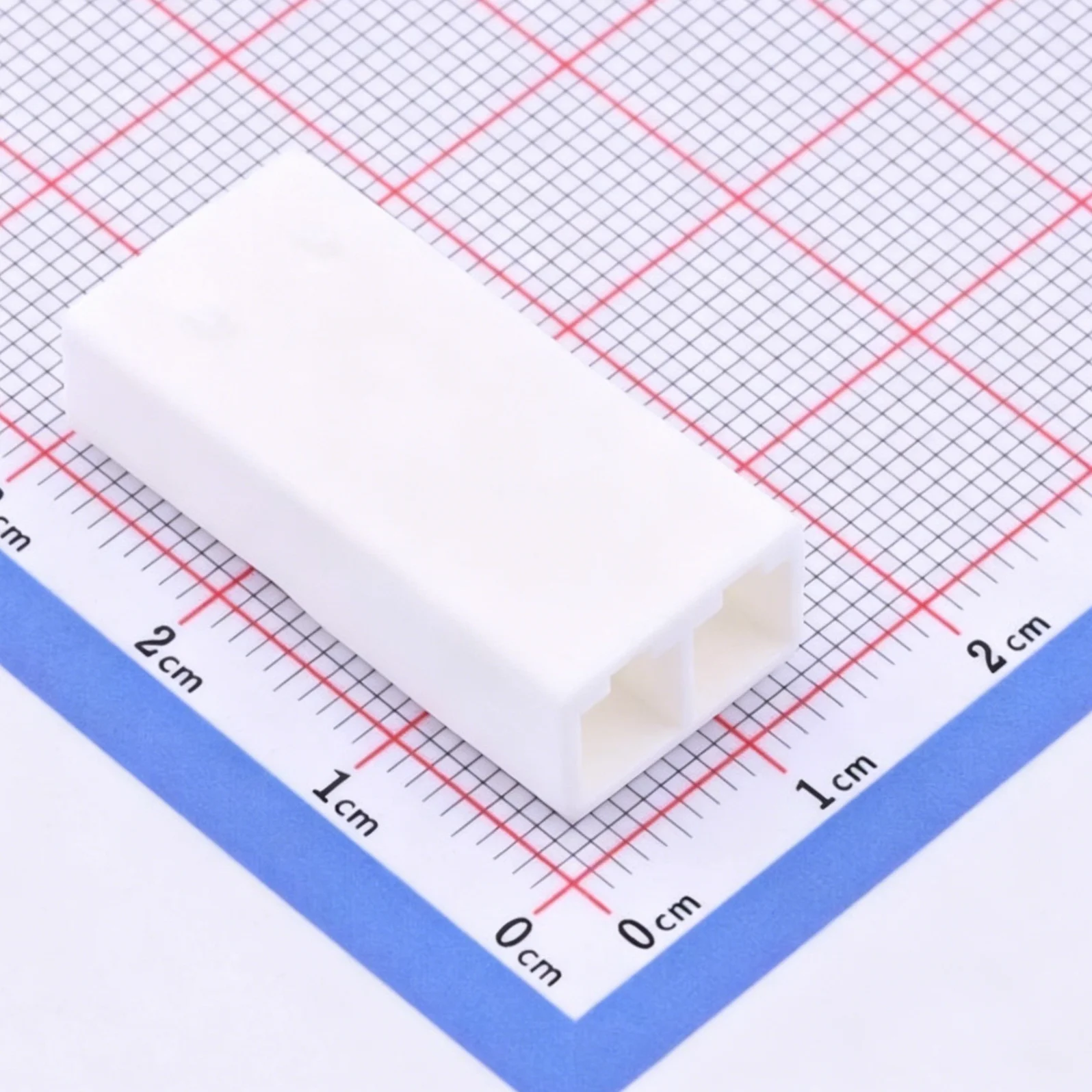 50PCS 351500200 Pitch=6.2mm Single Row 1x2 Hole Connector Plastic Shell NEW Original 6.2 PITCH W/W CONNMALE HOUSING-2P (W/0 EAR)