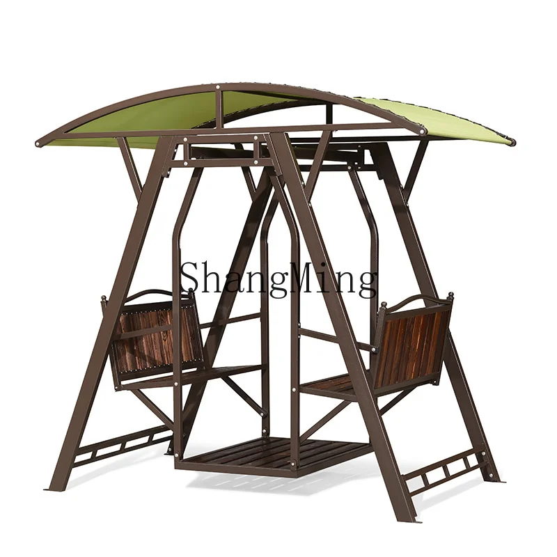 CL  Leaf Iron Art Autumn Thousand Adult Adult Garden Outdoor Yard Park Rocking Chair Outdoor Yard Hanging Chair