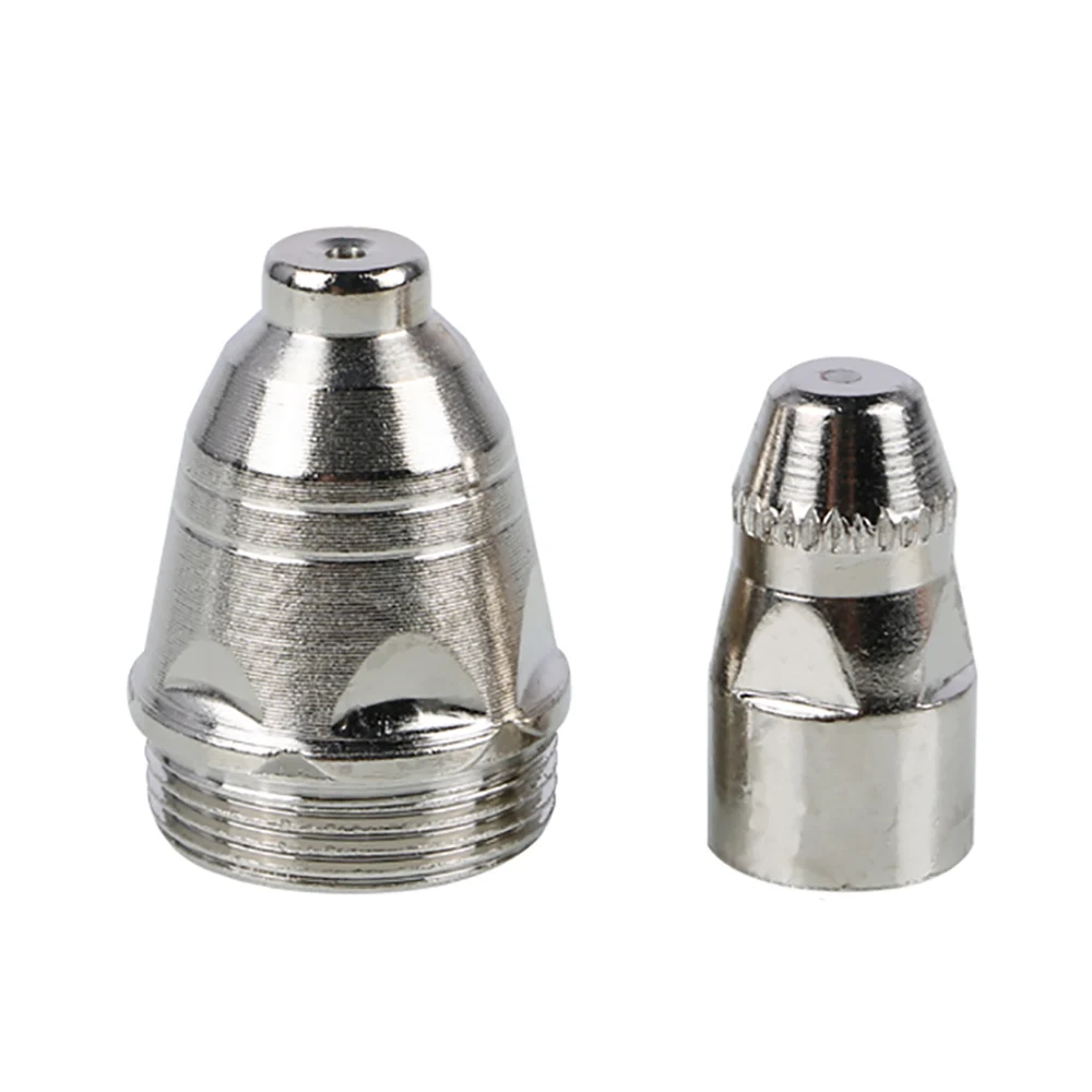 2Pieces Plasma Cutting Torch Nozzles 60A 80A 100A CNC Torch Tip Electrode P80 Plasma Cutter Ceramic Shield Cup 1.1 1.3 1.5 1.7