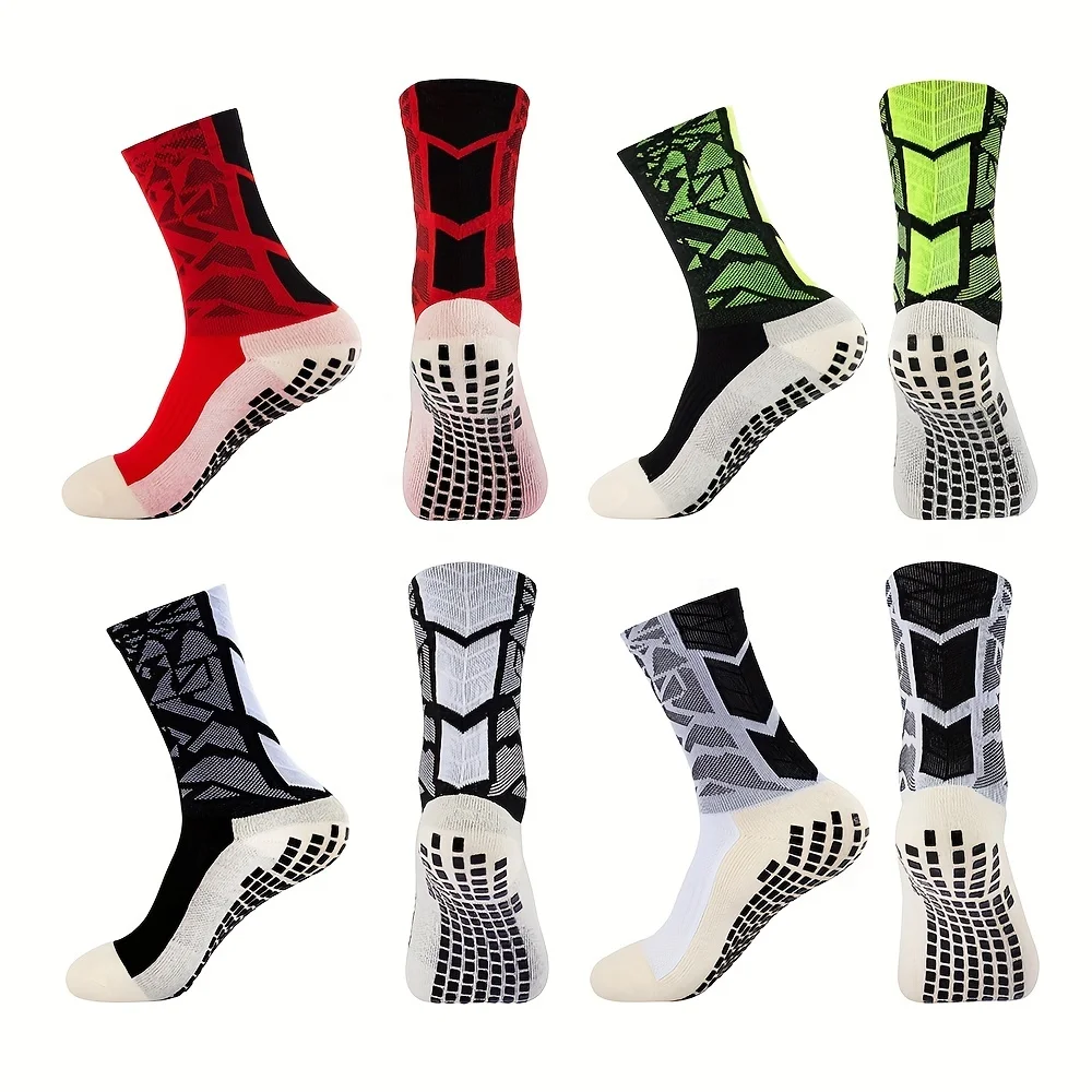 

Anti Sports High-Quality 4 Pairs Slip Cotton Socks (Shipped Of On The Same Day)