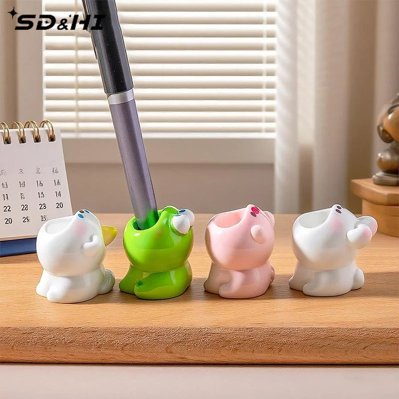 1/4Pcs Cute Nail Art Grinding Head Bit Holder Nail Drill Bits Manicure Holder Organizer Storage Case Desktop Display Decoration