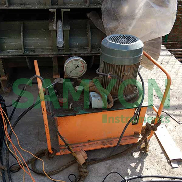 Concrete Foundation Civil Engineering Testing Equipment Pile Static Load Integrity Test