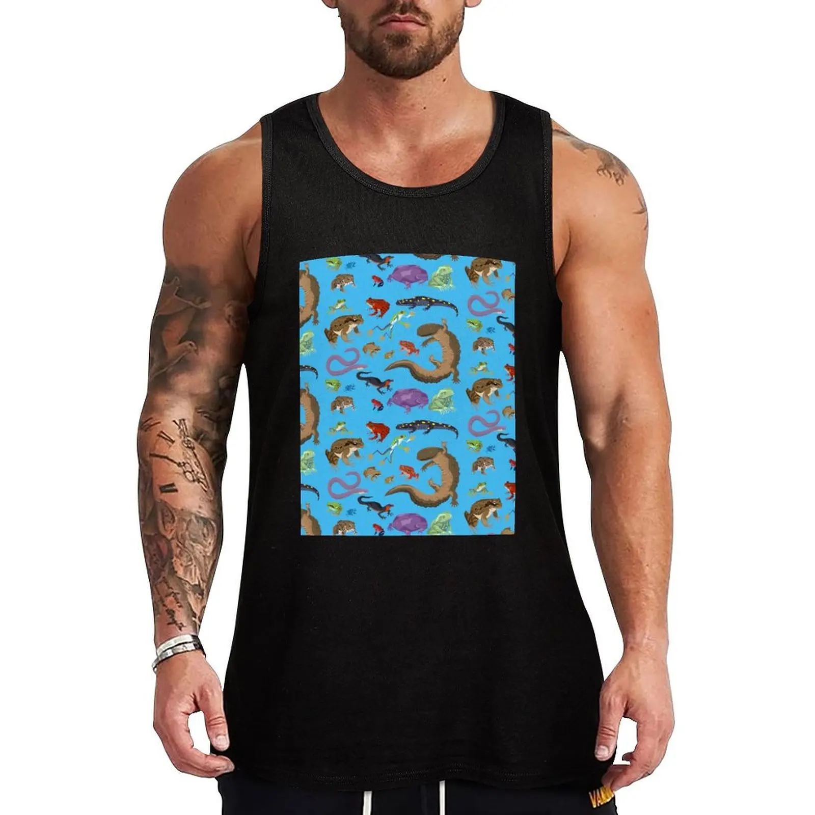 

I Am Thankful For Amphibians Tank Top All Day Comfort Tank Top Soft Breathable Sleeveless