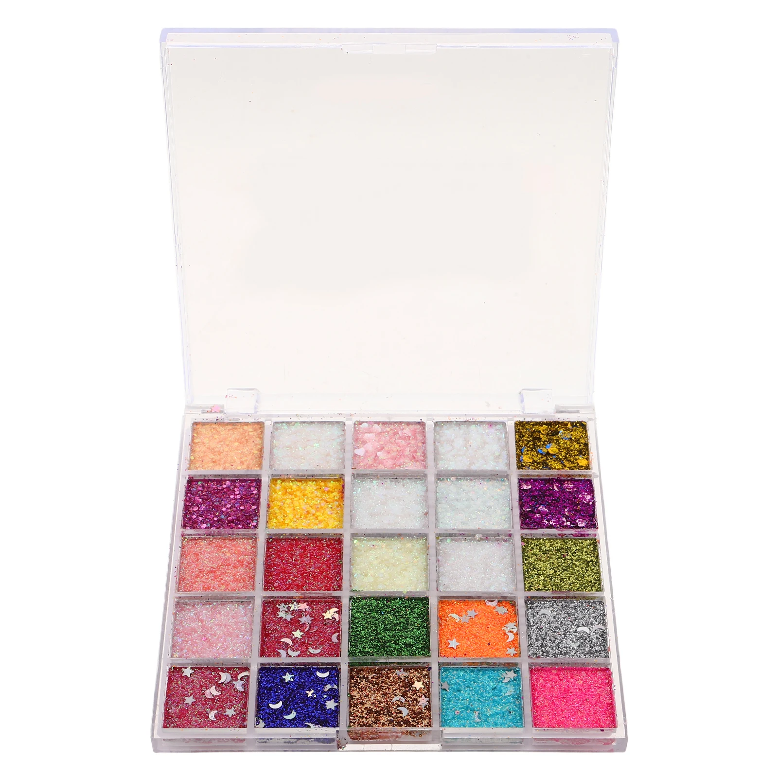 글리터 아이 섀도우 팔레트 다채로운 밝은 쉬머 아이 섀도우 파인 오래 지속되는 라이브 스트리밍 파티 메이크업 프레스