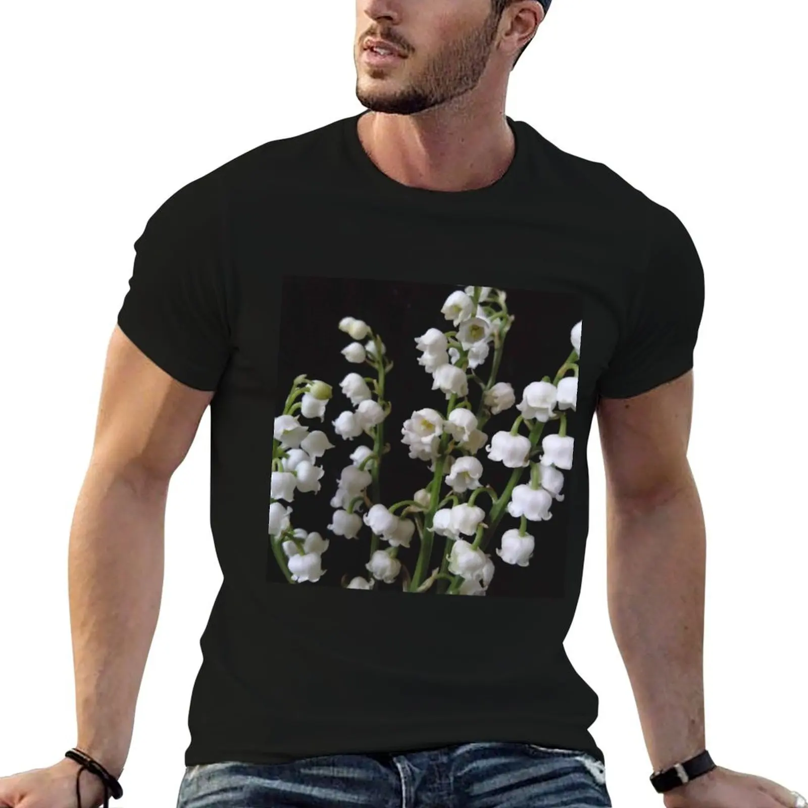 Lily of the Valley flower 09 T-Shirt baggy shirts new edition men clothing