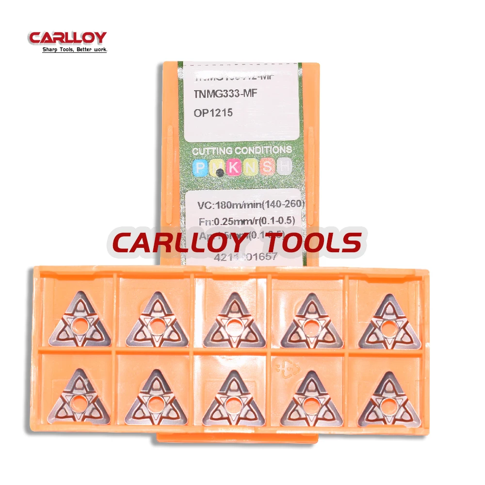 TNMG160412-MF TNMG160412 TNMG1604 TNMG OP1215 OP1315 Carbide Triangle Insert Radius 1.2